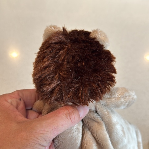 Modern Baby Snuggle Blankie Brown Lion Security Blanket Lovey Activity … - Picture 7 of 7